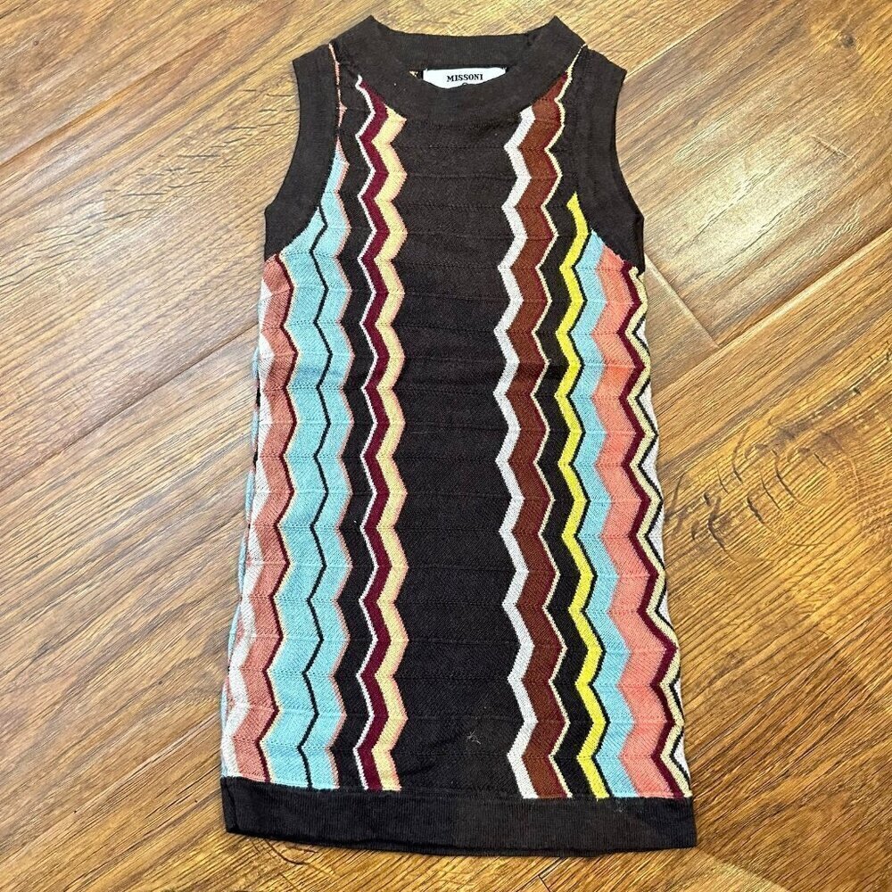 Missoni Target collaboration infant chveron knit dress